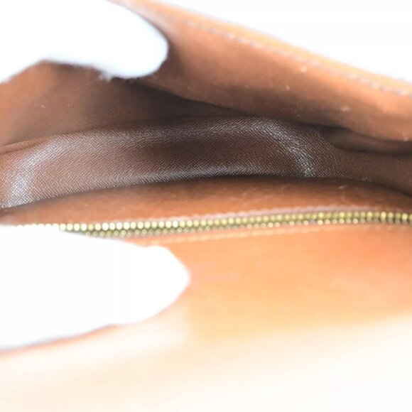 LOUIS VUITTON Saint Cloud MM Shoulder Bag Monogram Leather Brown - Picture 6 of 16